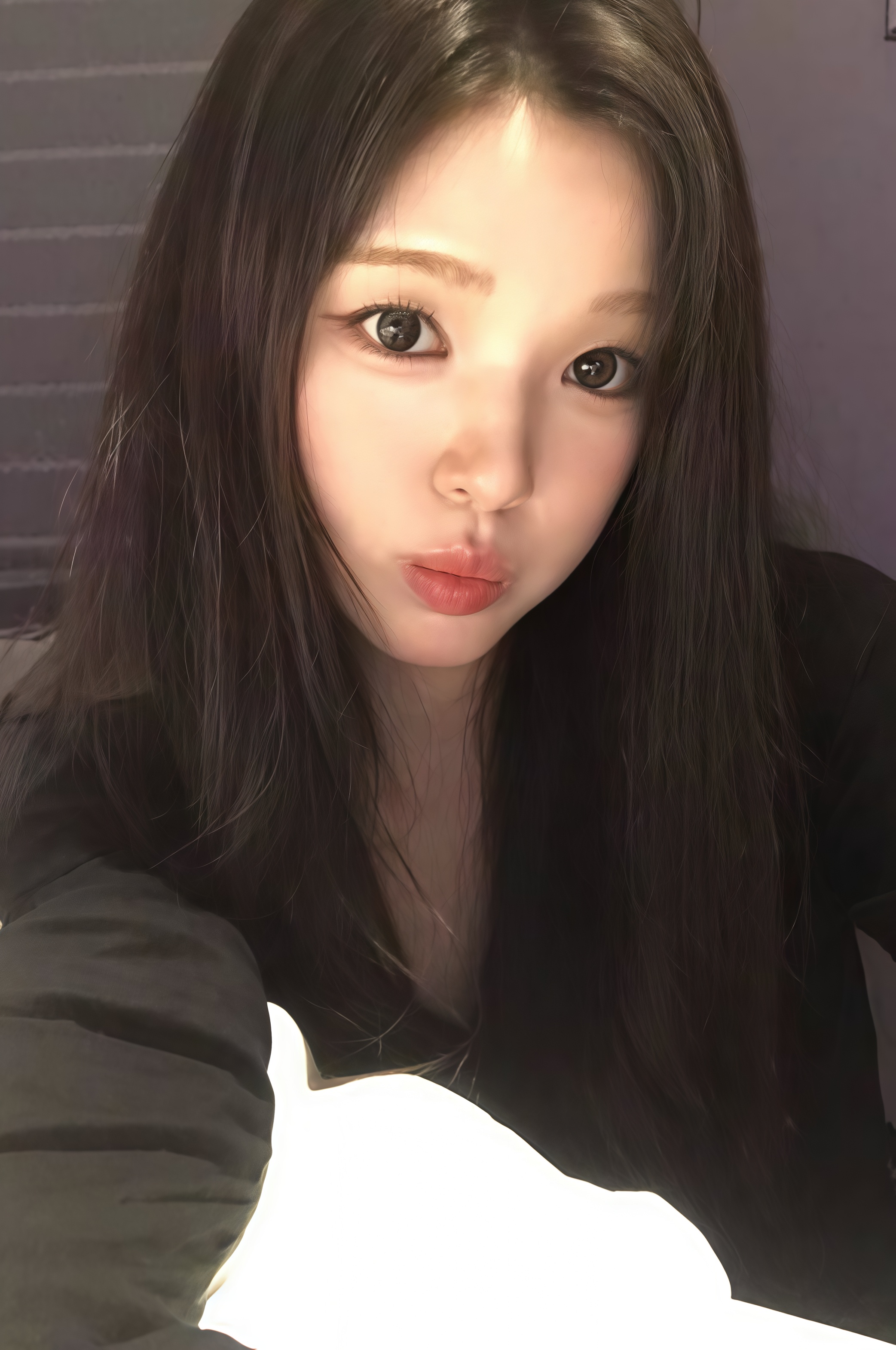 Mibey with a cute pouty face